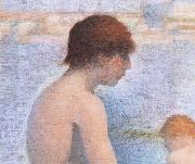 Detail of Bather Georges Seurat